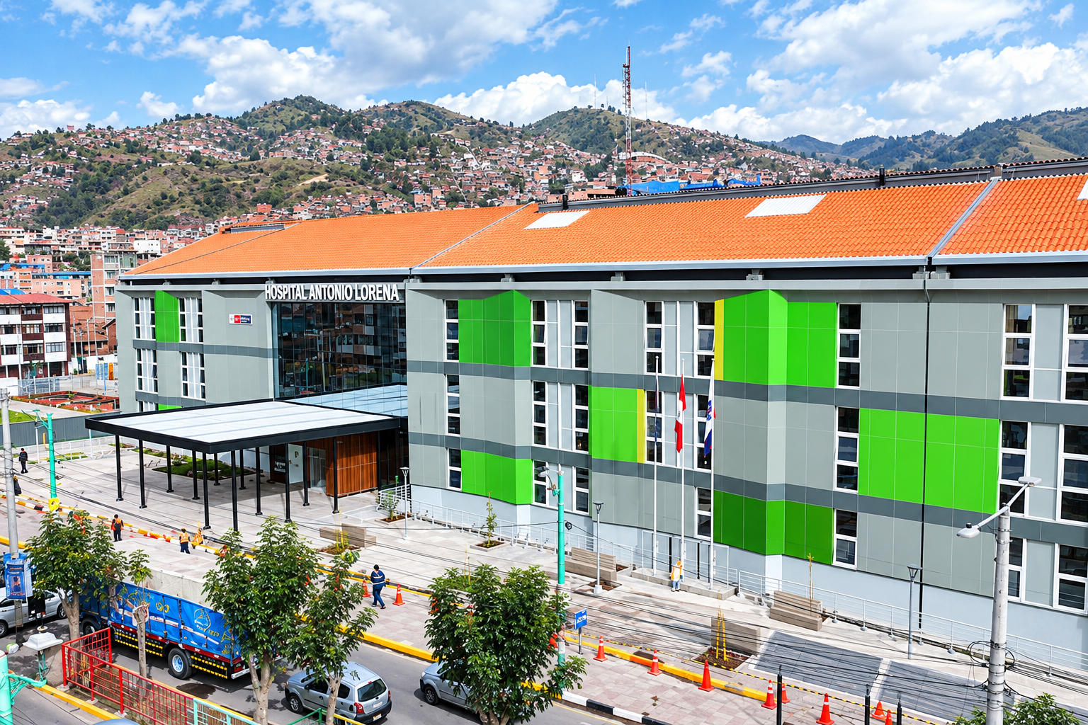 Hospital Antonio Lorena en la ciudad montañosa